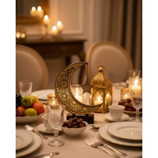 Balcali 3D Hilal Yıldız Biblo 23X23 cm Şık ve Zarif Dekorasyon - DE0024-5KD2W5