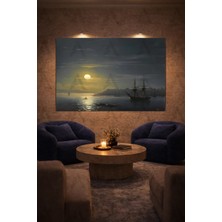 Artease Ivan Aivazovsky Mehtapta Istanbul'a Bakış (1860) Kanvas Tablo