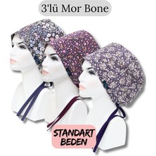 Doktorbonem Standart Beden 3lü Mor Bone Mor Kır Çiçekleri Mor Çıtır Mor Çıtı Pıtı Cerrahi Bone