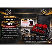 Emka 13 Parça Metal Delme Seyi Panç