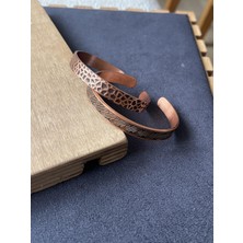 Rupen Kraft 2 Li Bakır Kombin Bileklik %100 Bakır Bileklik El Yapımı Bakır Bileklik Saf Bakır Bileklik