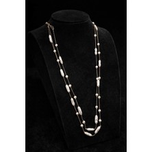 Banum Luxury Tasarım 2katlı Ince Şık Kolye