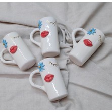 Senseoftouch Double Kahve Fincan Kupa El Yapımı Seramik