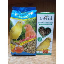 Eurogold Ballı ve Meyveli Kanarya Yemi 500 Gram+1 PAKET JOYFUL BALLI KANARYA KRAKERİ