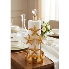 Banum Luxury Lüx Altın Renklı Çelik Rulo Peçetelik