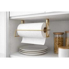 Banum Luxury Lüx Altın Renkli Çelik Rulo Peçetelik