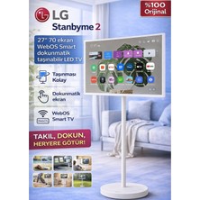 Lg Stanbyme 2  27" 70 Ekran Webos Smart Dokunmatik Taşınabilir LED Tv