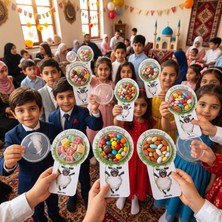 Atölye Mila Kurban Bayramı Temalı Koyunlu Boş Şeker Kutusu Konsept HEDIYELIK10'LU