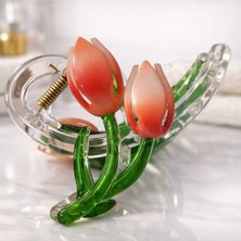 Banum Luxury Ilk Bahar Temali Lale Çiçekli Toka