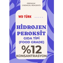 WD Türk Gıda Tipi Hidrojen Peroksit %12 1 Lt