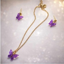 Banum Luxury Tasarım Çelik Kelebek Set