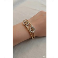 Banum Luxury Hayat Ağacı Çelik Şık Bileklik