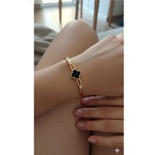 Banum Luxury Çelik Yonca Bileklik