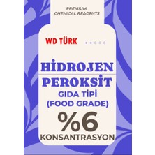 WD Türk Gıda Tipi Hidrojen Peroksit %6 750 ml