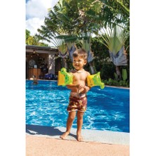 Nunu Dinozor Desenli Çocuk Yüzme Kolluğu 3-6 Yaş 23 cm | Şişme Kolluk Havuz Deniz