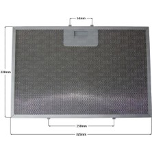Hgnm E-Trading Bosch Siemens 00661601 Davlumbaz Metal Yağ Filtresi 325X220 mm – Gaggenau AI480180 Uyumlu