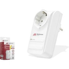 Skygo Şok Korumalı Tekli Priz - Beyaz