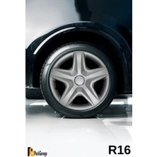 Renault Vel Satis 16'' Inç Jant Kapağı (4 Adet) Gri G105