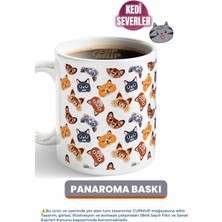 Cup Mup Kedi Severler Için Kupa Bardak