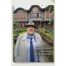 Black-One Blackoneclass Ilber Ortaylı Temalı A5 Metal Spiralli Çizgisiz Kalın Bristol Kapak 50 Yp 100 Sayfa A5 Defter