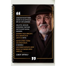 Black-One Blackoneclass Ilber Ortaylı Temalı A5 Metal Spiralli Çizgisiz Kalın Bristol Kapak 50 Yp 100 Sayfa A5 Defter