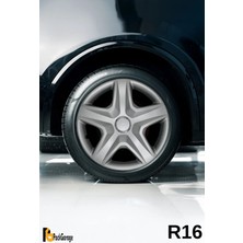 Chevrolet Spark 16'' Inç Jant Kapağı (4 Adet) Gri G105