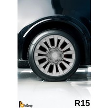 Honda Shuttle 15'' Inç Jant Kapağı (4 Adet) Gri G107