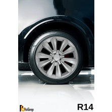 Kia Retona 14'' Inç Jant Kapağı (4 Adet) Gri G108