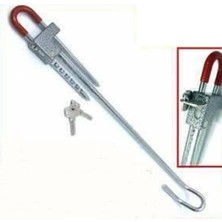 Abnturk Her Araca Uygundur Üniversal Oto Koruma Kilidi Çelik Baston Kilit Direksiyon Kilidi Debriyaj Kilidi