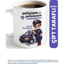 Cup Mup Polise Hediye Kupa Bardak | Canım Polisim - Şehrin Koruyucusu