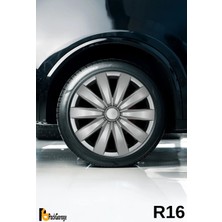 Lada Vega 16'' Inç Jant Kapağı (4 Adet) Gri G117