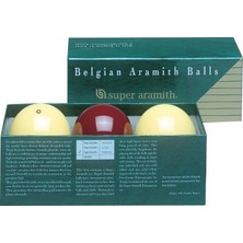 Bilardo Topu - Nostalji Super Aramith Traditional Karambol Top Seti (61.5 Mm)