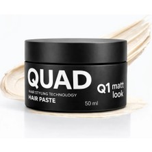 Quad Q1 Mat Saç Pastası 50 ml Unisex Güçlü Tutuş Doğal Mat