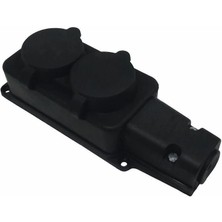 Pazarcan Mey Ithalat® Kauçuk 220 Volt Uzatma 2'li Priz