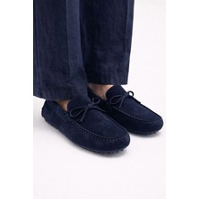 VARNAS Erkek Laciver Süet Bağcıklı Driver Loafer Günlük Casual Ayakkabı - Glader