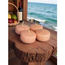 İV BLUE PURPLE Citronella ve Lavanta 6ADET Pudra Pembe Sineksavar Mum