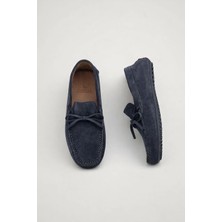 VARNAS Erkek Antrasit Süet Bağcıklı Driver Loafer Günlük Casual Ayakkabı - Glader
