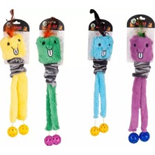 Colezium Uzayabilen Peluş Toplu Yaylı Kedi Köpek  Oyuncağı Çeşitli Renklerde 45 cm