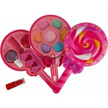 Pazarcan Mey Ithalat® Lolipop Şekilli 2 Katlı Makyaj Güzellik Seti