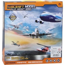 Pazarcan Mey Ithalat® D003-4W Metal Uçak Heli̇kopter-Smt