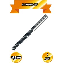 BRATİ HAND TOOLS 16,5 mm Hss Matkap Ucu 1 Adet Metal Ahşap Plastik Delme Uç Delik Açma Uçları