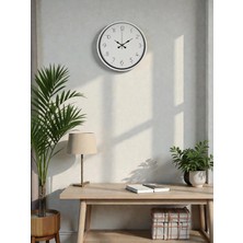 Pazarcan Mey Ithalat® Beyaz 36 cm Standart Duvar Saati
