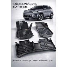 B-Garaj Torres Evx – 5d – Premium Pvc Deri - Havuzlu Paspas