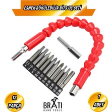 BRATİ HAND TOOLS Esnek Bükülebilir Akrobat Bits Uç Seti 12 Parça