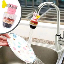 Pazarcan Mey Ithalat® 6 Katmanlı Musluk Ucu Filtreli Su Tasarruflu Hijjenik Musluk Başlığı