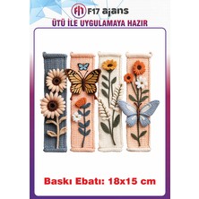F17 Ajans Örgü Görünümlü Ütü ile Yapışan Tekstil Kumaş Tişört Baskı