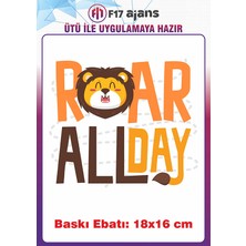 F17 Ajans Hayvan Temalı Ütü ile Yapışan Tekstil Kumaş Tişört Dtf Baskı