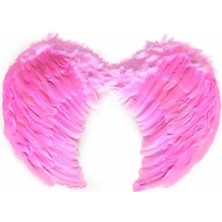 Pazarcan Mey Ithalat® Pembe Renkli Orta Boy Çocuk Melek Kanadı 40X60 cm