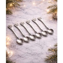 Volaconcept 12'li Paslanmaz Çelik Kalpli Çay Kaşığı Seti