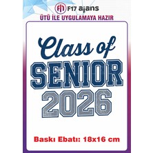 F17 Ajans Üniversite Kolej Yazı Temalı Ütü ile Yapışan Tekstil Kumaş Tişört Dtf Baskı